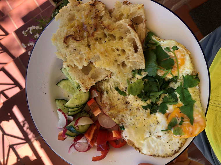 lunch while working from home