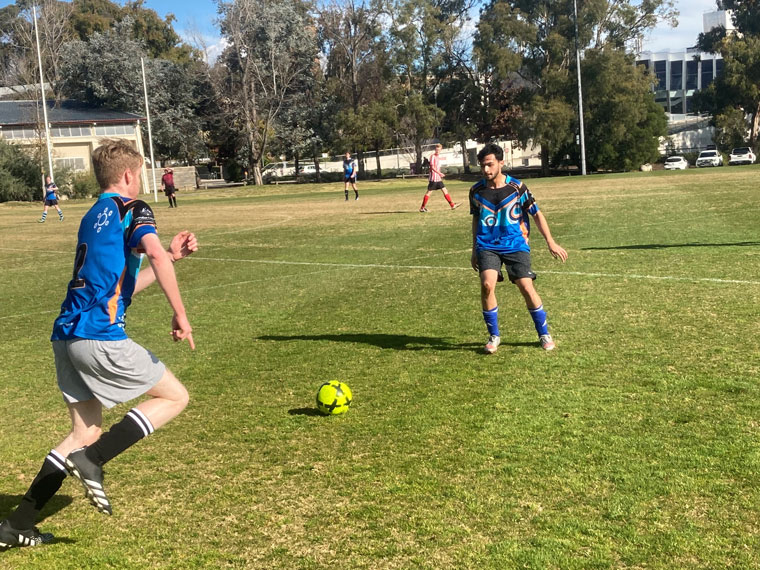 lunch time soccer competition