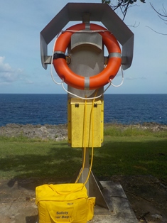 Upgraded silent sentries are fitted with new lifebuoys, rope and a Personal Locator Beacon (PLB) which is attached to the lifebuoy.