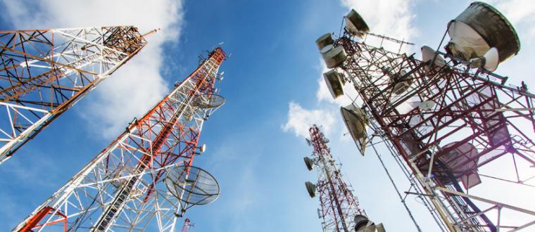 Four mobile towers