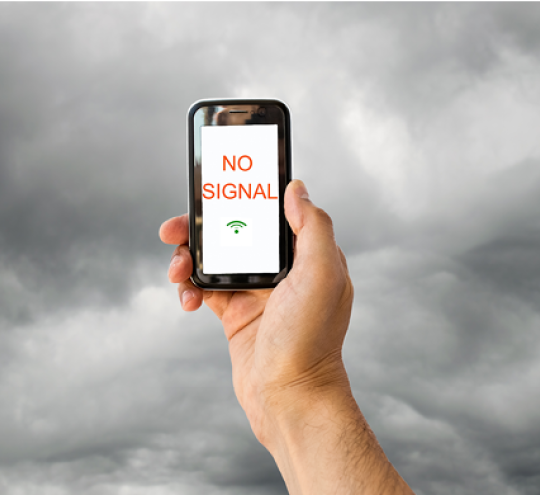 What would you do if you couldn’t use your phone during a natural disaster?