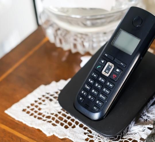 land line telephone handset