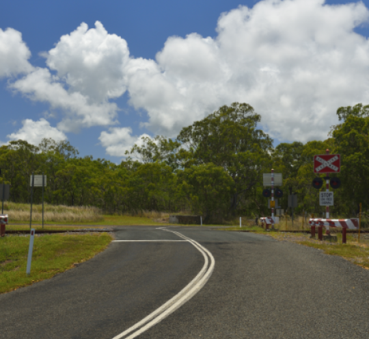 Regional railway crossing