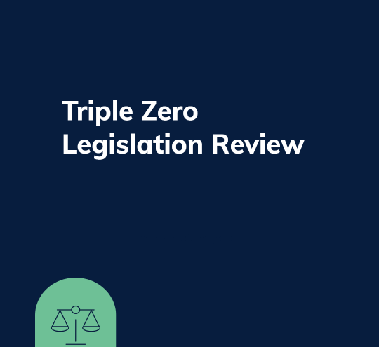 Triple Zero legislation review