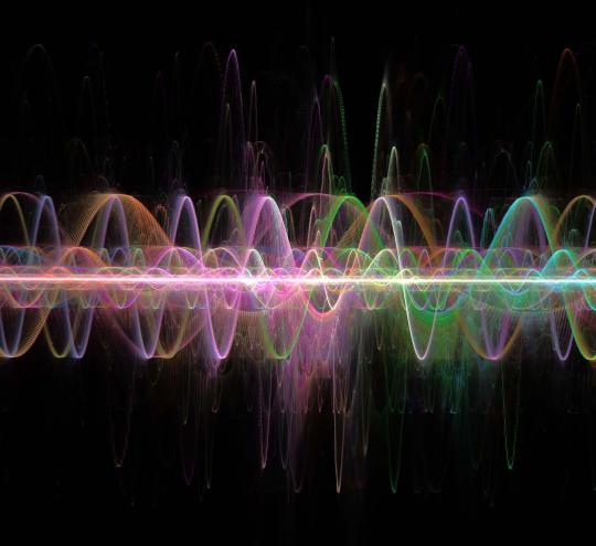 An abstract image of Spectrum waves.