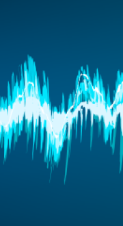 Spectrum image of lines in a graph shape.