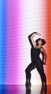 Dancer on stage.