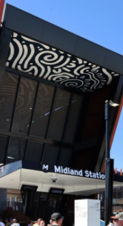 Entrance to Midland Station