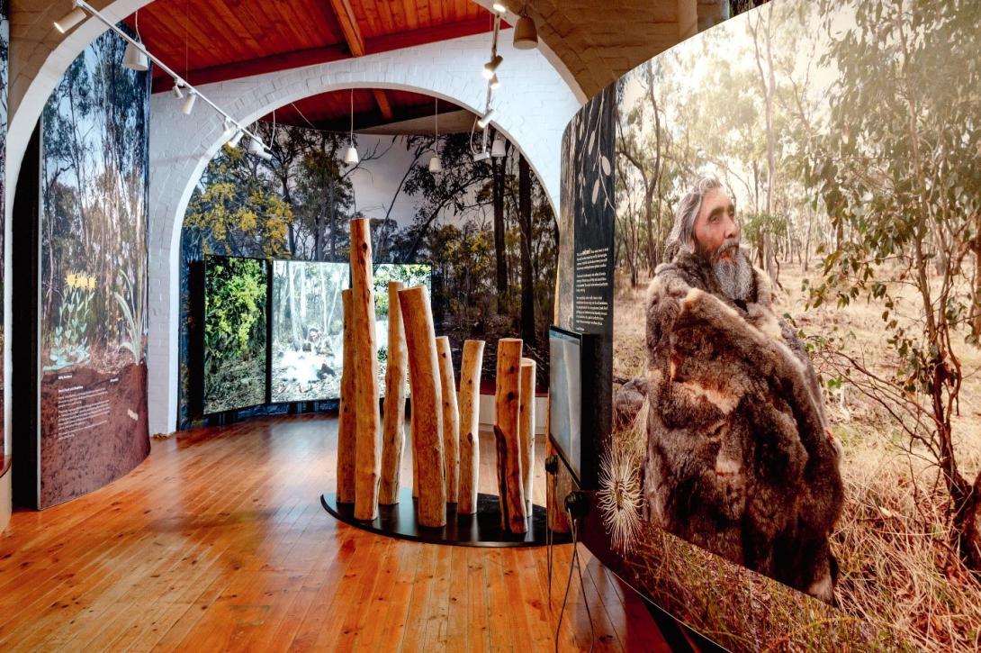 Photo of the interior of the Boorp Boorp Boondyil exhibition. Photo credit: Mount Alexander Shire Council, VIC.