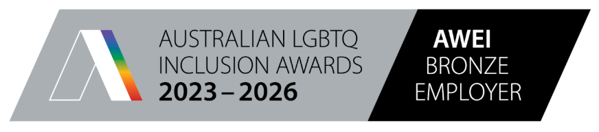 Australian LGBTQ inclusion awards 2023-2026 AWEI Bronze Employer