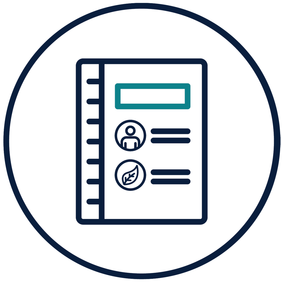 Cartoon image of a document.