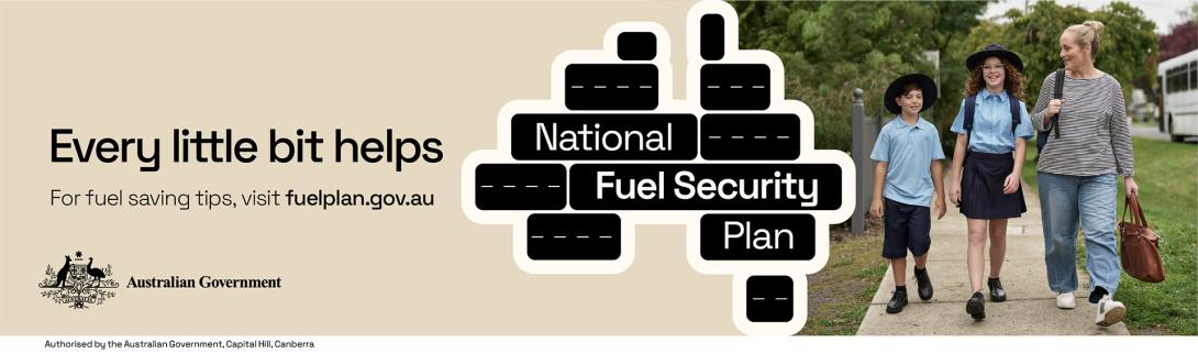 National Fuel Security Plan - Every little bit helps