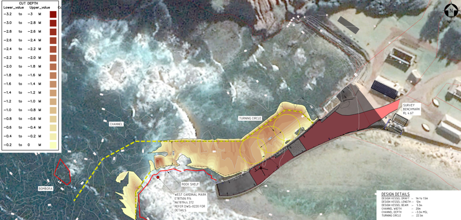 Kingston pier channel dredging plan