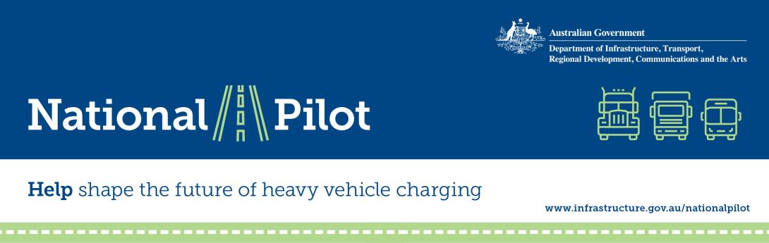 National Pilot, help shape the future of heavy vehicle charging